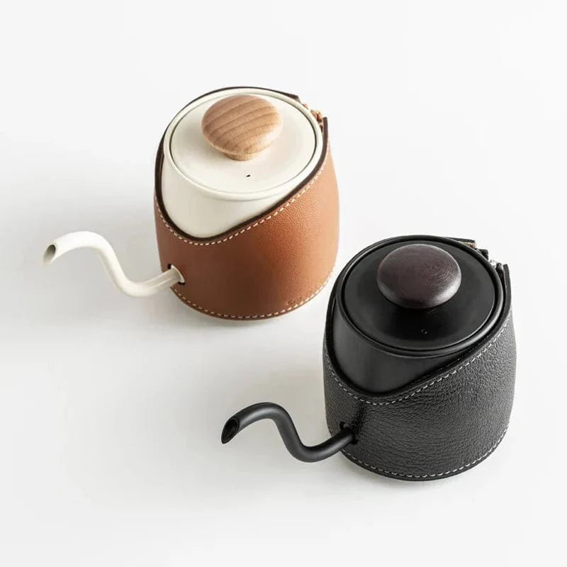 Handleless Drip Kettle: 360ml Pour-Over Coffee Pot — View 2