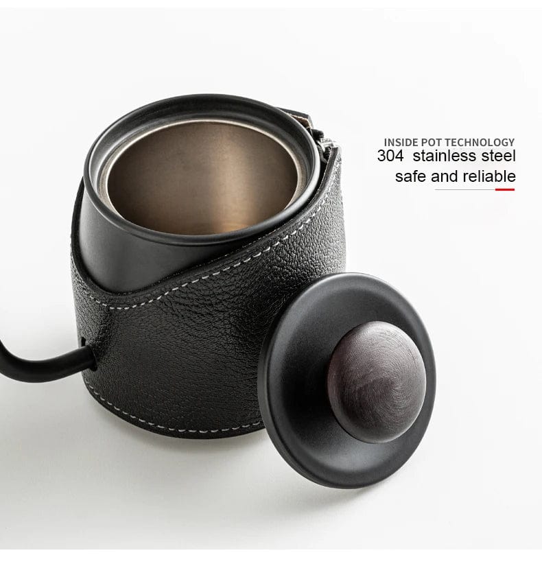 Handleless Drip Kettle: 360ml Pour-Over Coffee Pot — View 6
