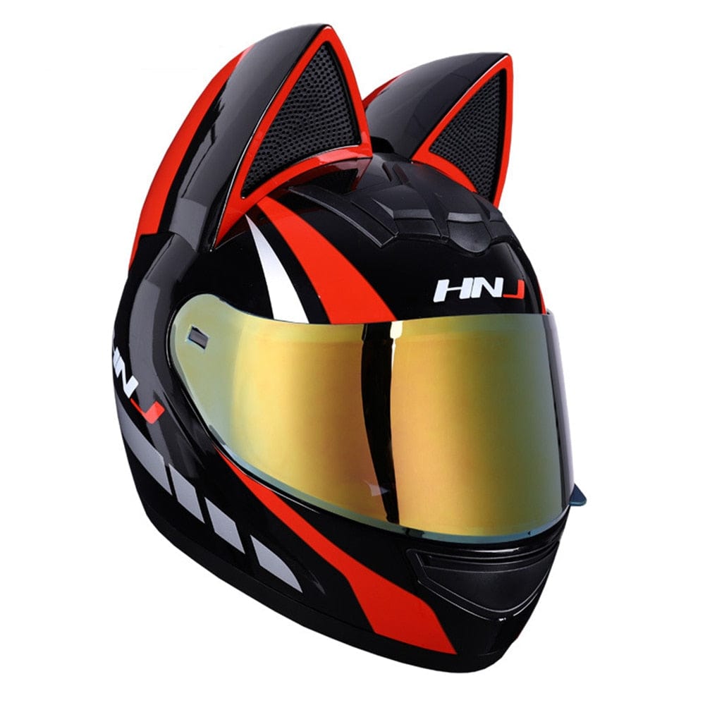 CatEars Detachable Cat-Ear Motorcycle Helmet DOT ECE Certified Limited E... — View 23
