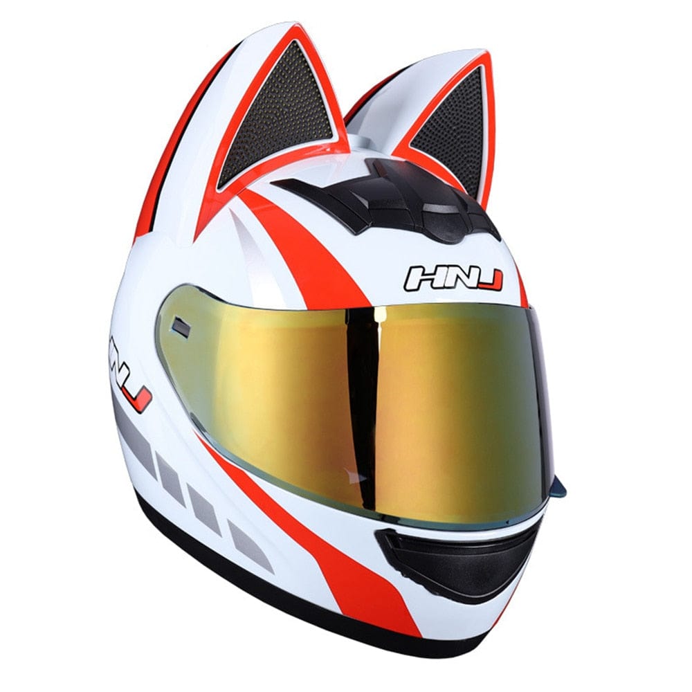CatEars Detachable Cat-Ear Motorcycle Helmet DOT ECE Certified Limited E... — View 24