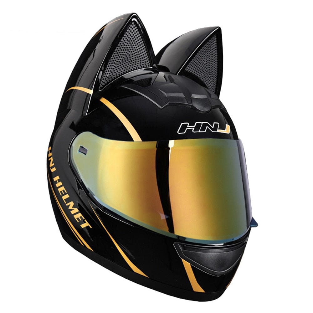 CatEars Detachable Cat-Ear Motorcycle Helmet DOT ECE Certified Limited E... — View 9
