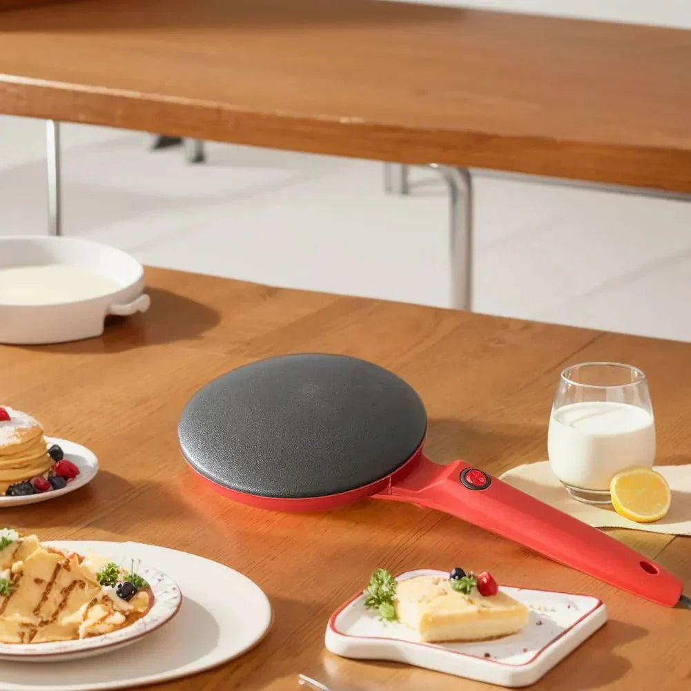 Quincelle Electric Crepe Maker - Best Non-Stick Pancake Griddle — Gift Idea