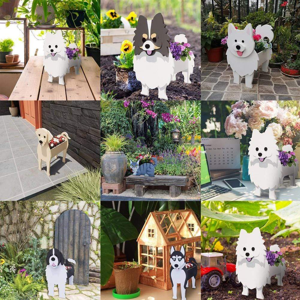 Cute Dog-Shaped Flower Pot - Best Handmade Planter for Home & Garden Decor — View 7