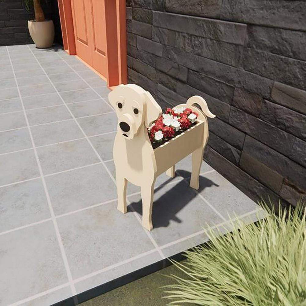Cute Dog-Shaped Flower Pot - Best Handmade Planter for Home & Garden Decor — View 2