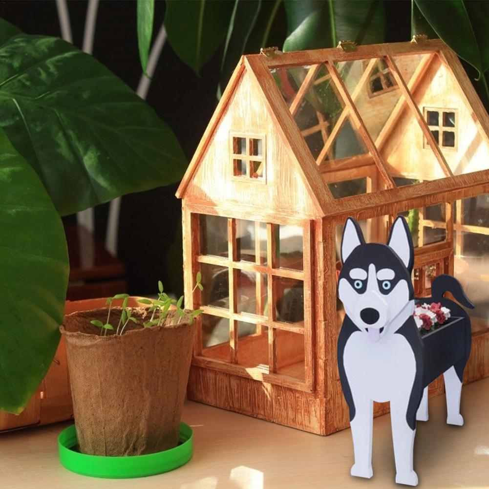Cute Dog-Shaped Flower Pot - Best Handmade Planter for Home & Garden Decor — View 6