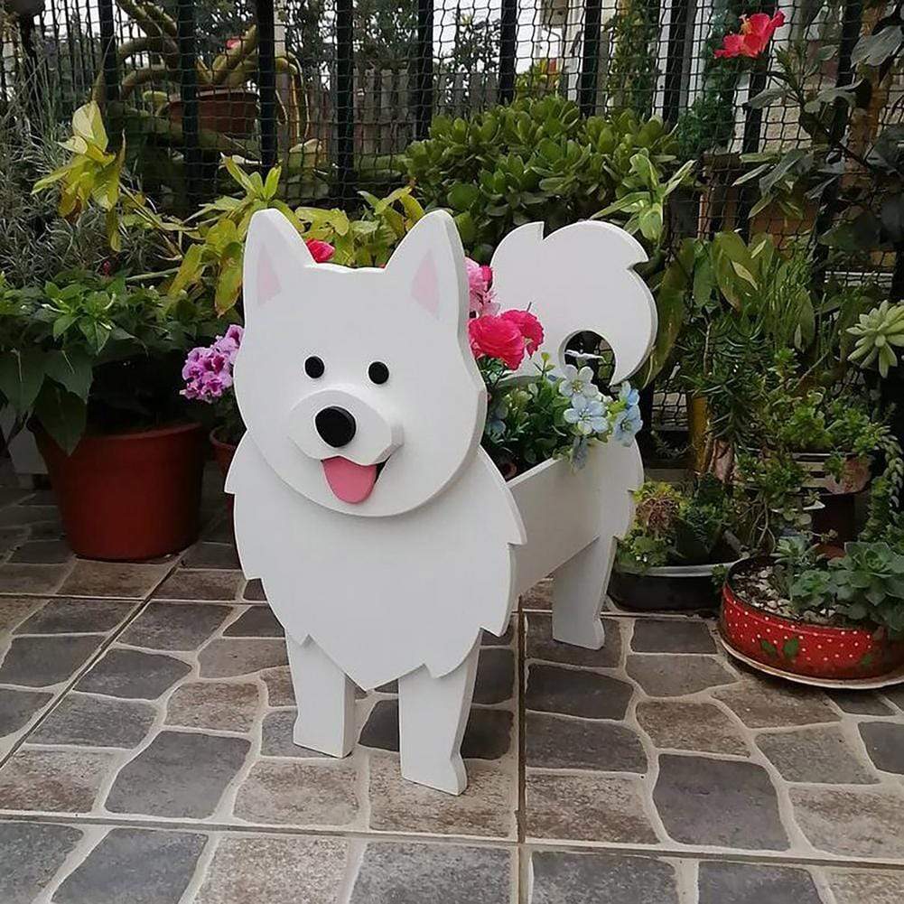 Cute Dog-Shaped Flower Pot - Best Handmade Planter for Home & Garden Decor — Gift Idea