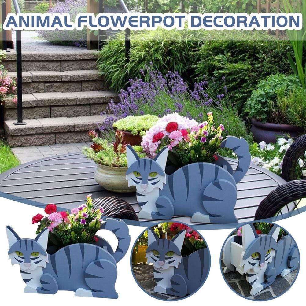 Cute Dog-Shaped Flower Pot - Best Handmade Planter for Home & Garden Decor — View 5