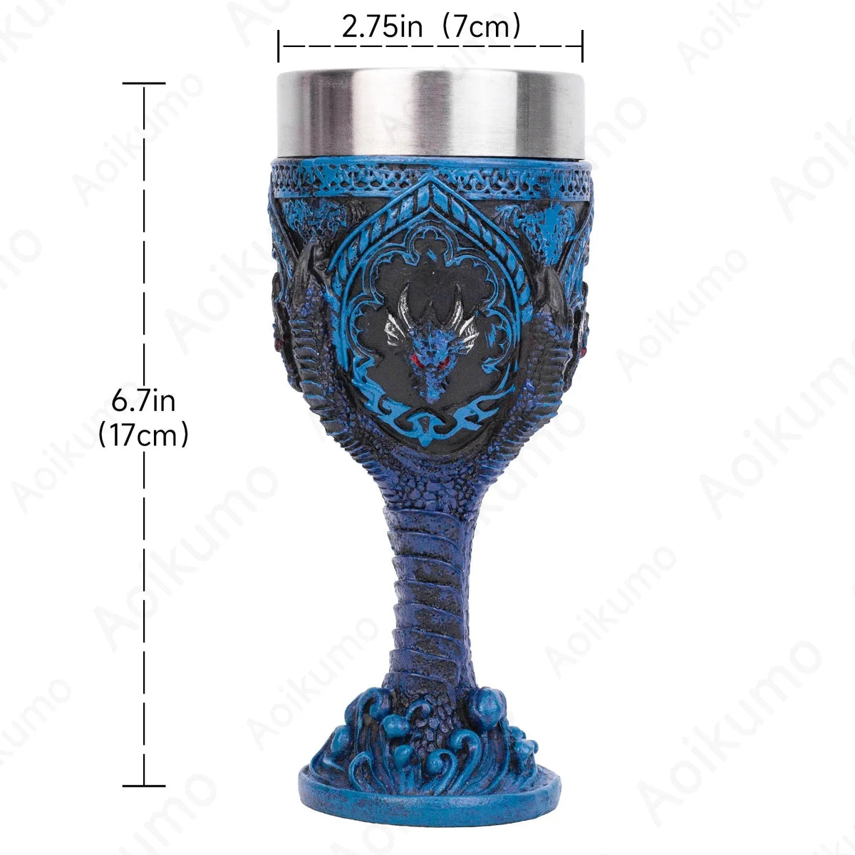 Quincelle Gothic Wine Goblet — View 2