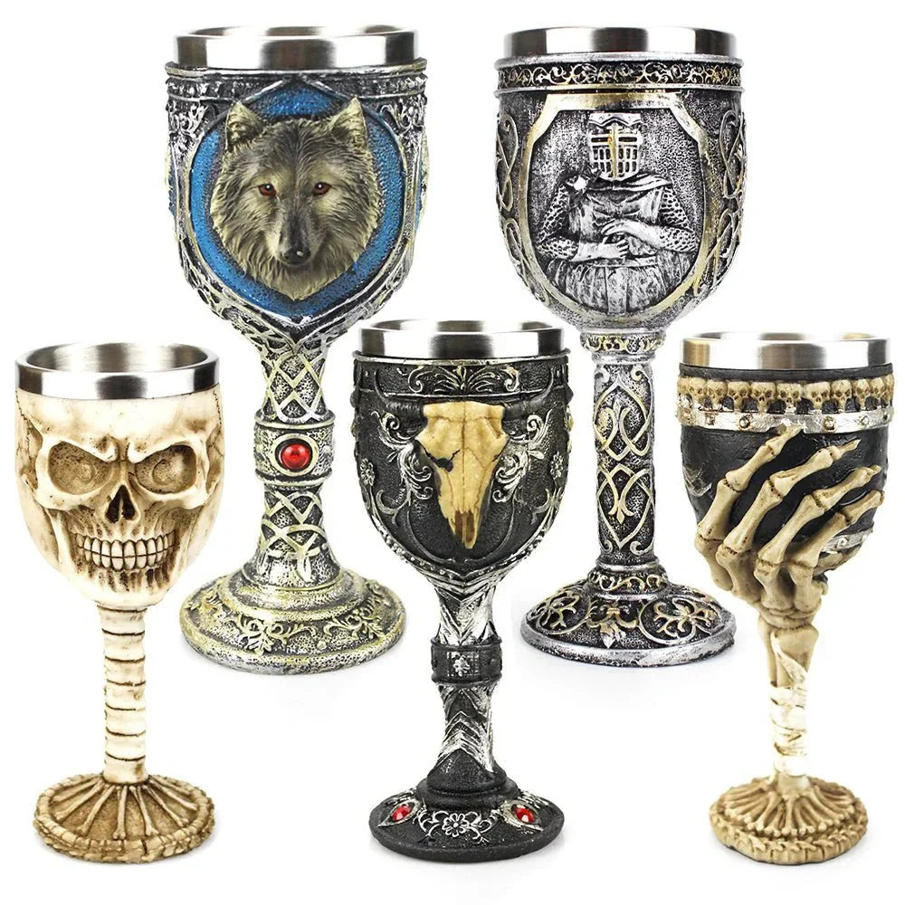 Quincelle Gothic Wine Goblet — View 4