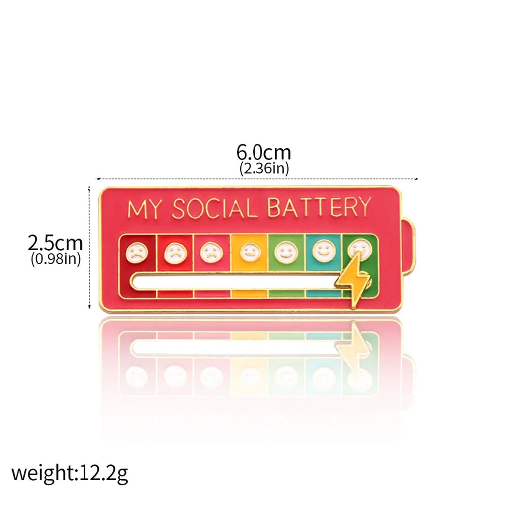 Quincelle Pins: Social Battery Mood Tracker — View 7