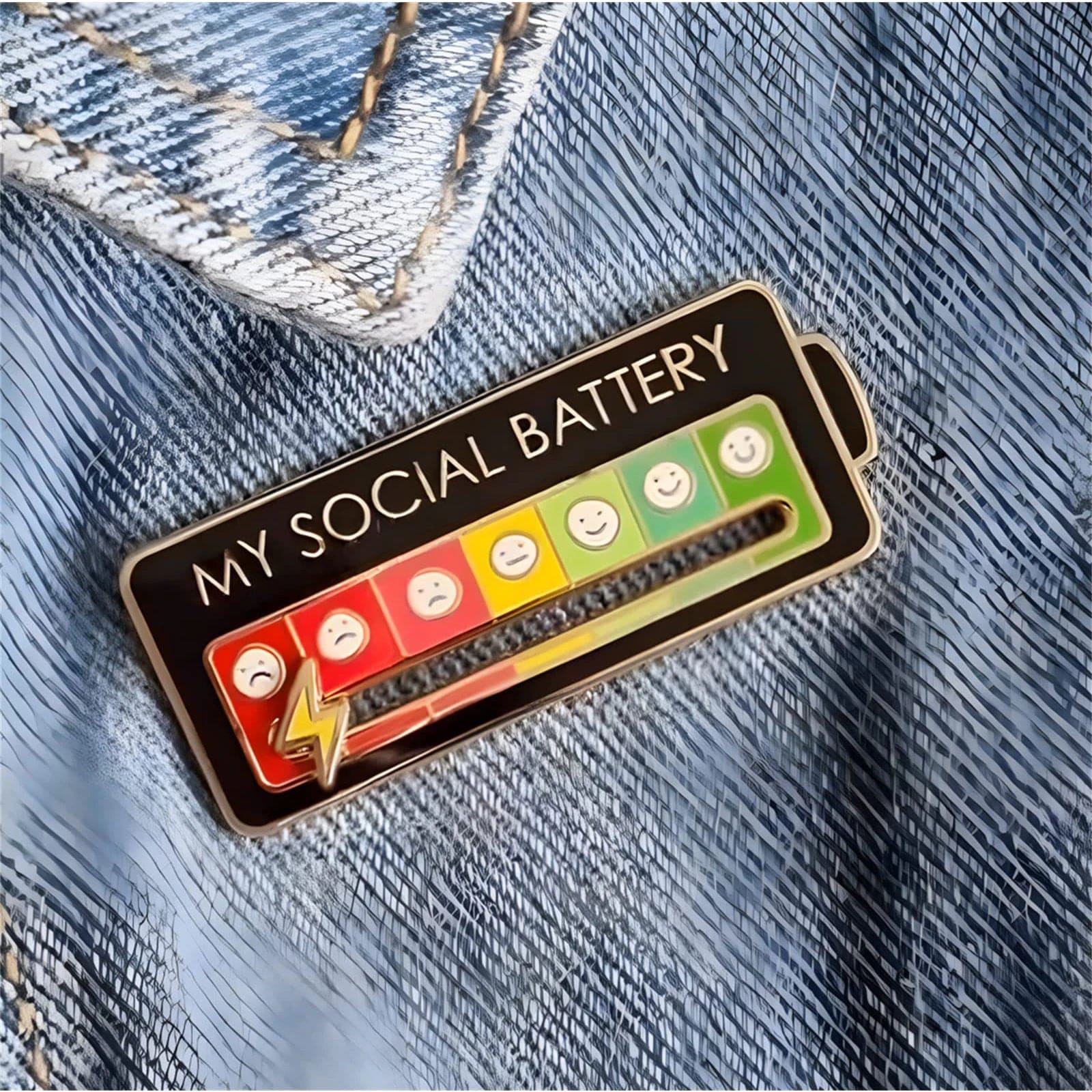Quincelle Pins: Social Battery Mood Tracker — View 12