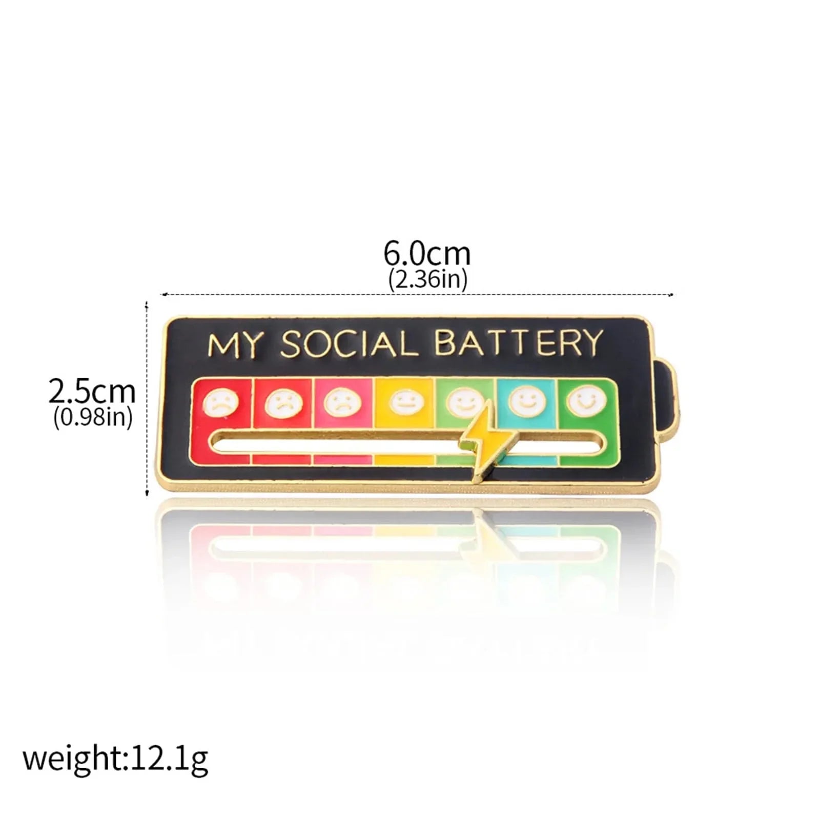 Quincelle Pins: Social Battery Mood Tracker — View 9