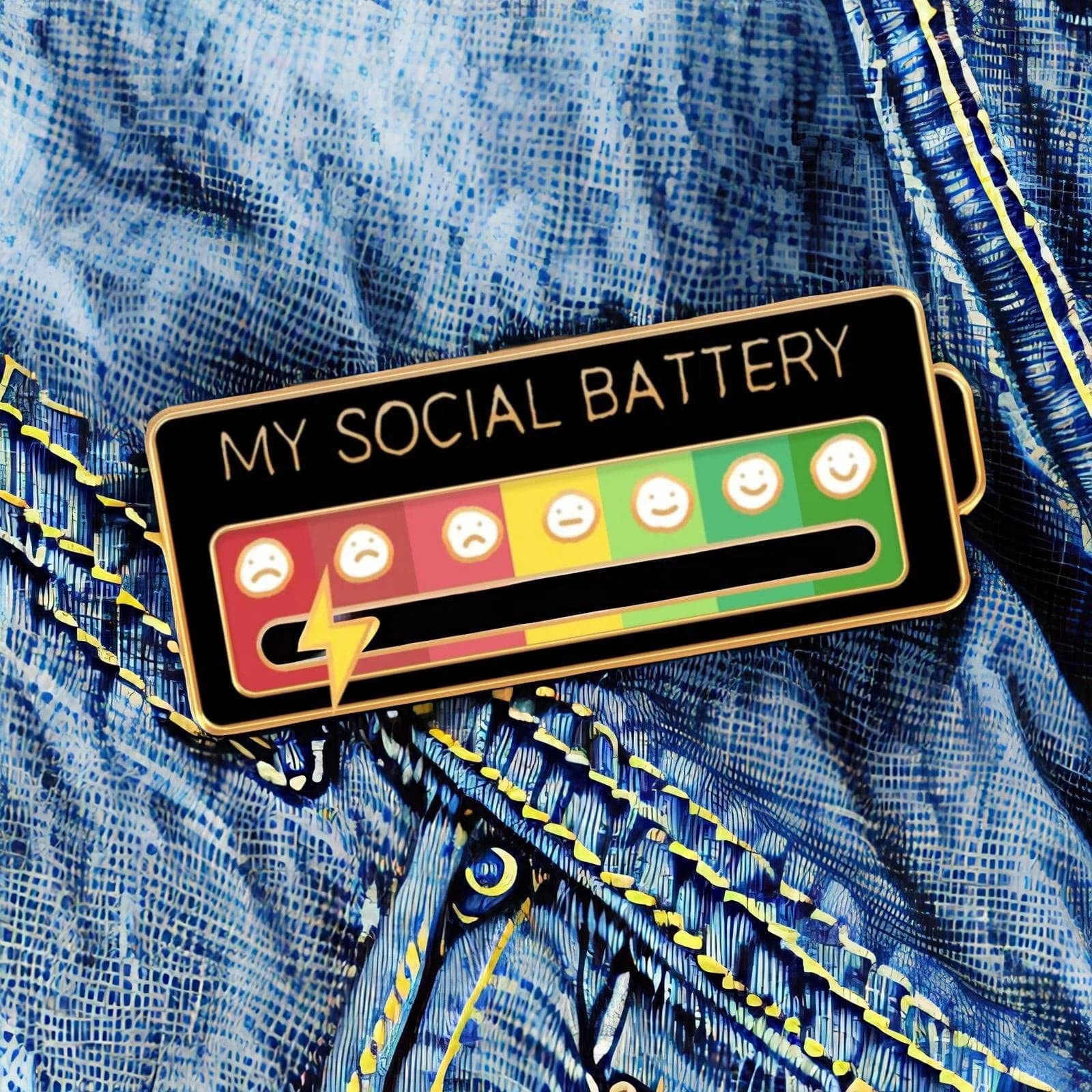 Quincelle Pins: Social Battery Mood Tracker — View 3