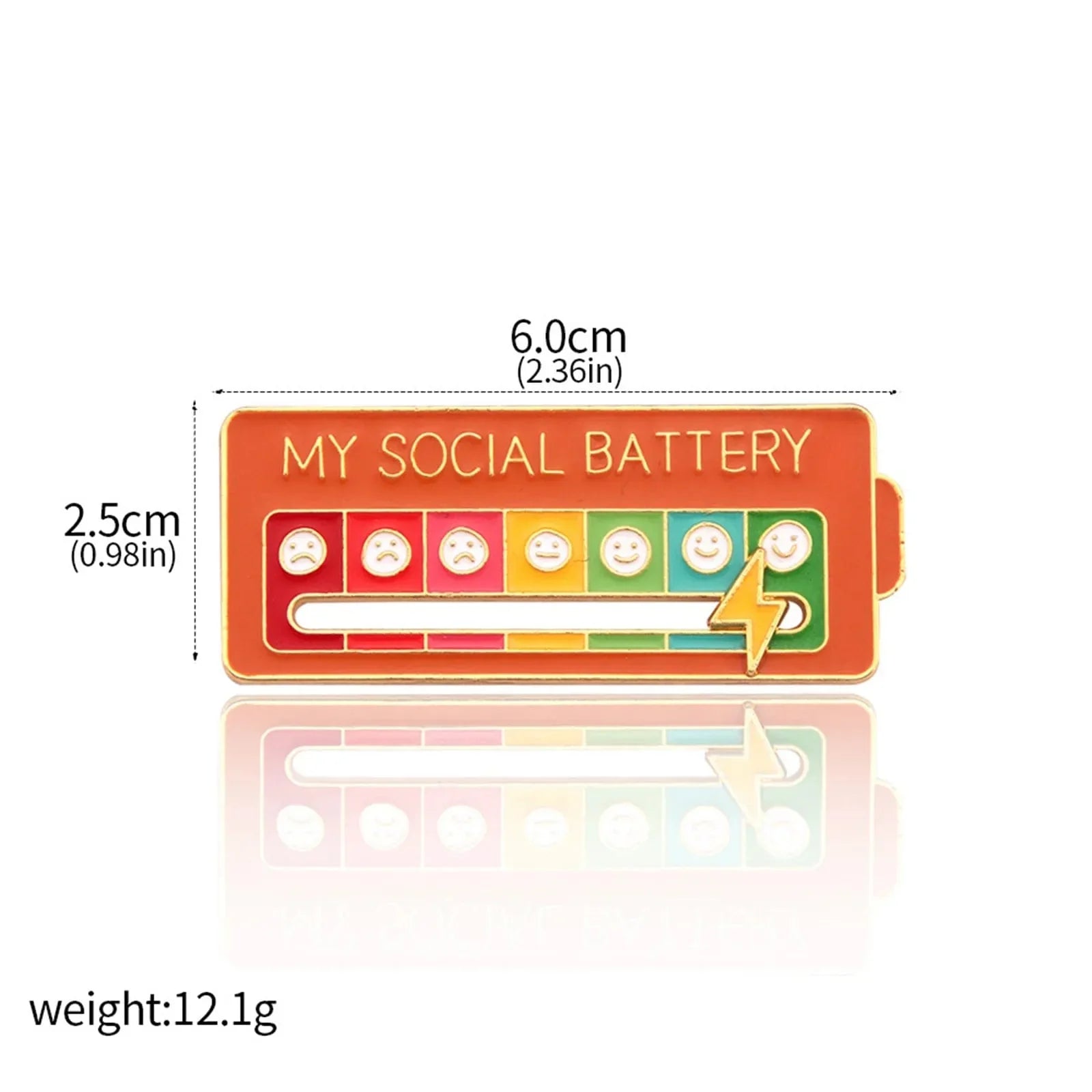 Quincelle Pins: Social Battery Mood Tracker — View 6