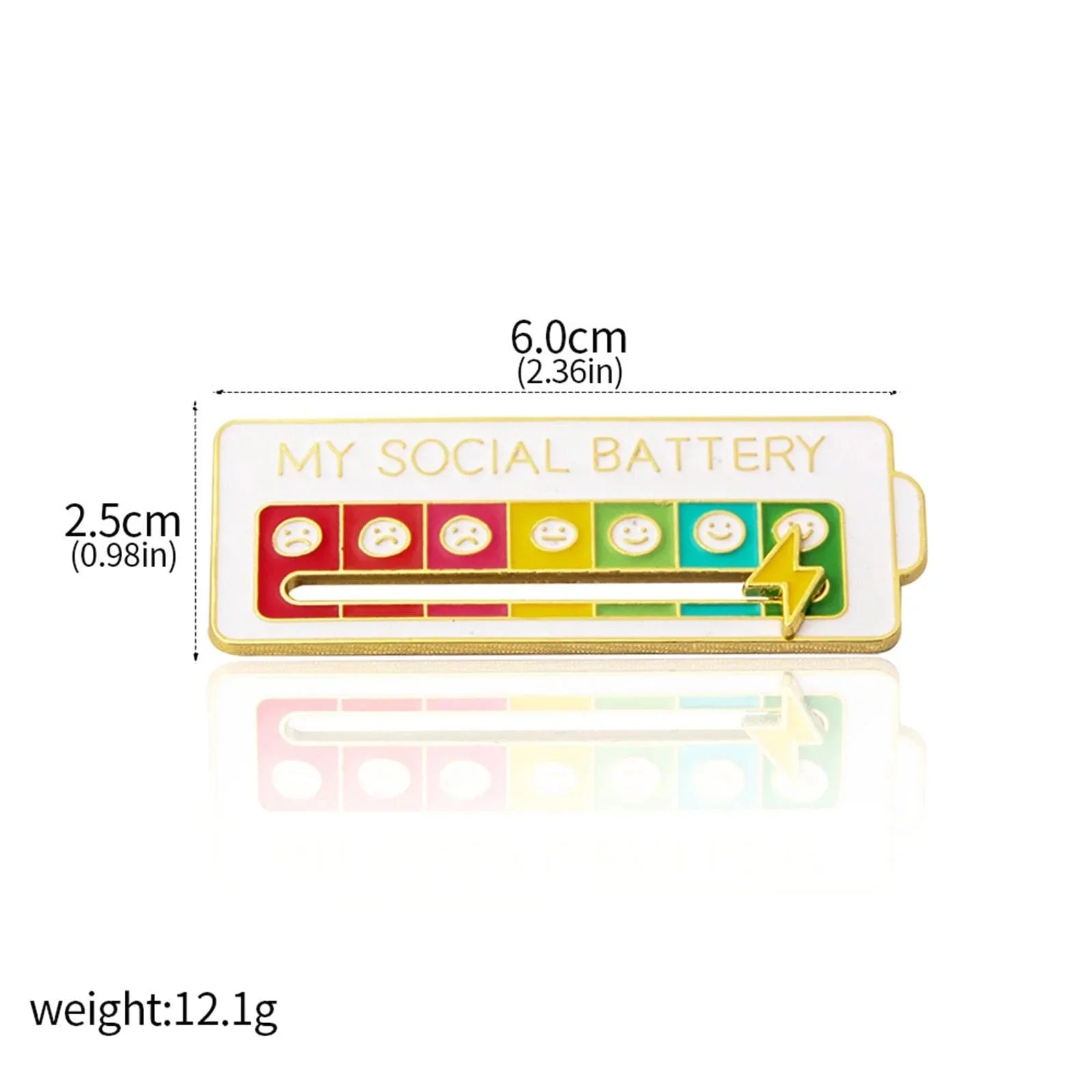 Quincelle Pins: Social Battery Mood Tracker — View 10