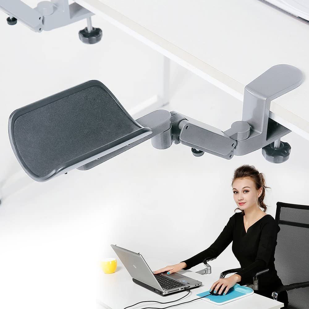 Quincelle - Ergonomic Rotating Forearm Desk Support — View 2