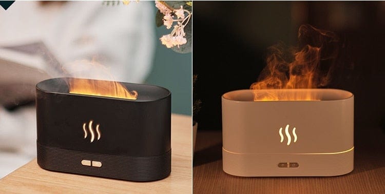Quincelle - Flaming Effect Humidifier & Ultrasonic Cool Mist Aroma Diff... — View 6