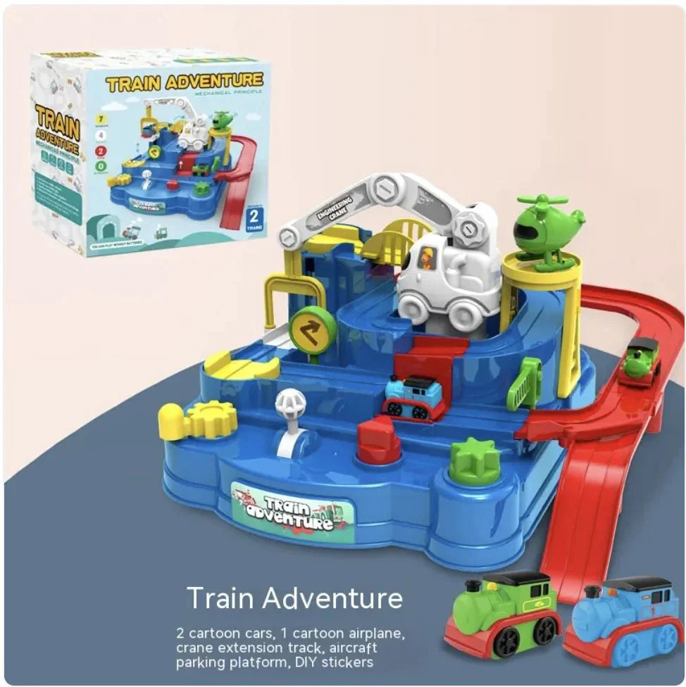 Children's Adventure Train Set Toy for Car Entrance — View 23