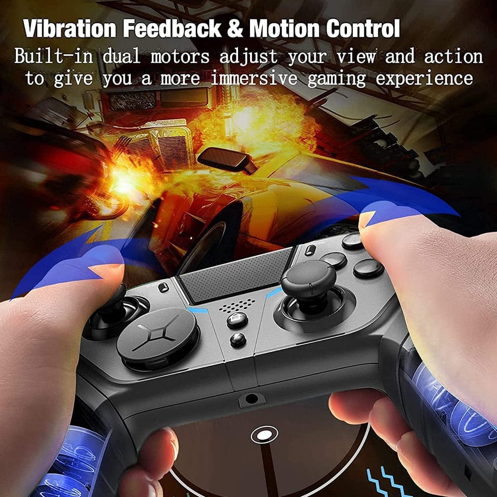 TurboGrip Wireless Gaming Controller Hall Effect Anti - Drift 4 Paddles PS4 PS5 PC Switch Android iOS - Quincelle.co