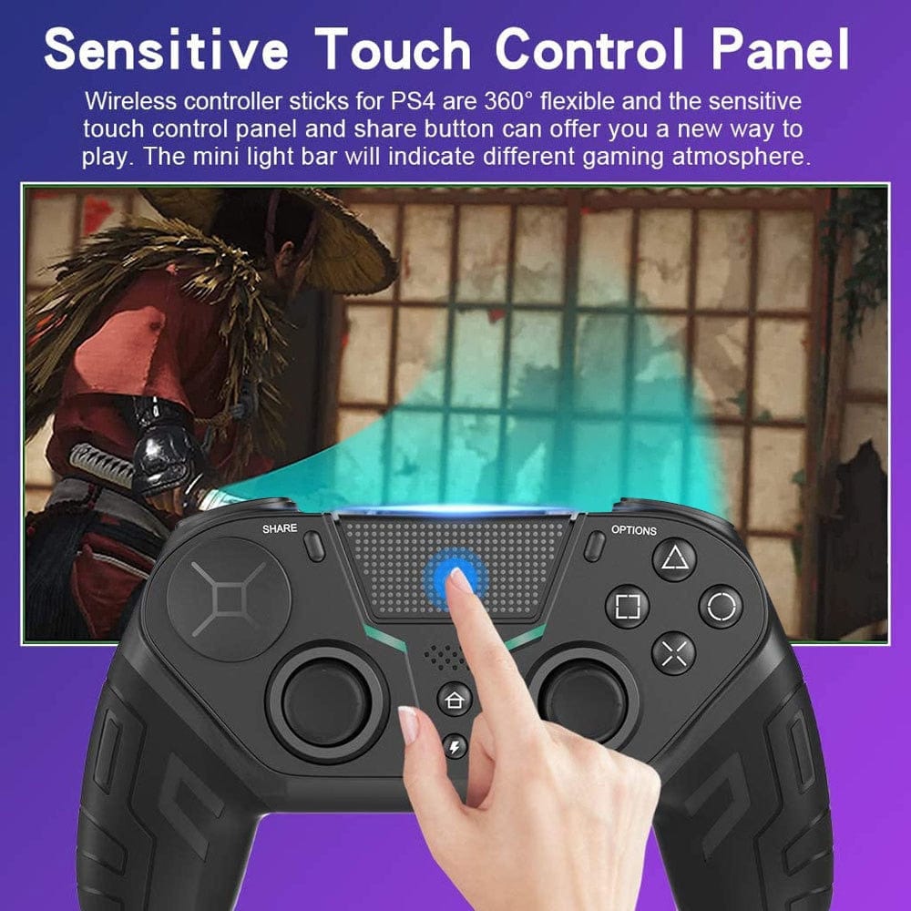 TurboGrip Wireless Gaming Controller Hall Effect Anti - Drift 4 Paddles PS4 PS5 PC Switch Android iOS - Quincelle.co