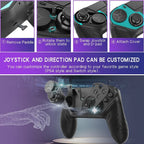 TurboGrip Wireless Gaming Controller Hall Effect Anti - Drift 4 Paddles PS4 PS5 PC Switch Android iOS - Quincelle.co