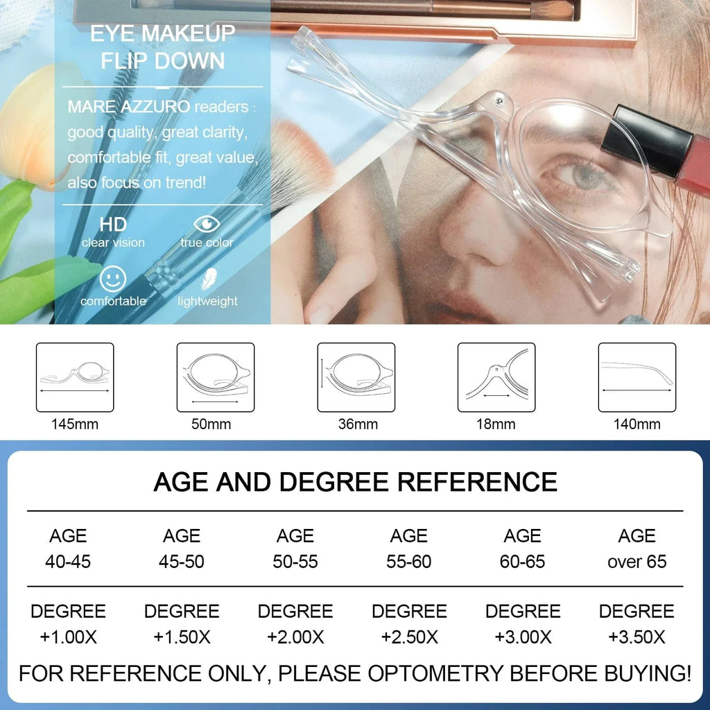 Quincelle: Makeup Reading Glasses for Women — View 6