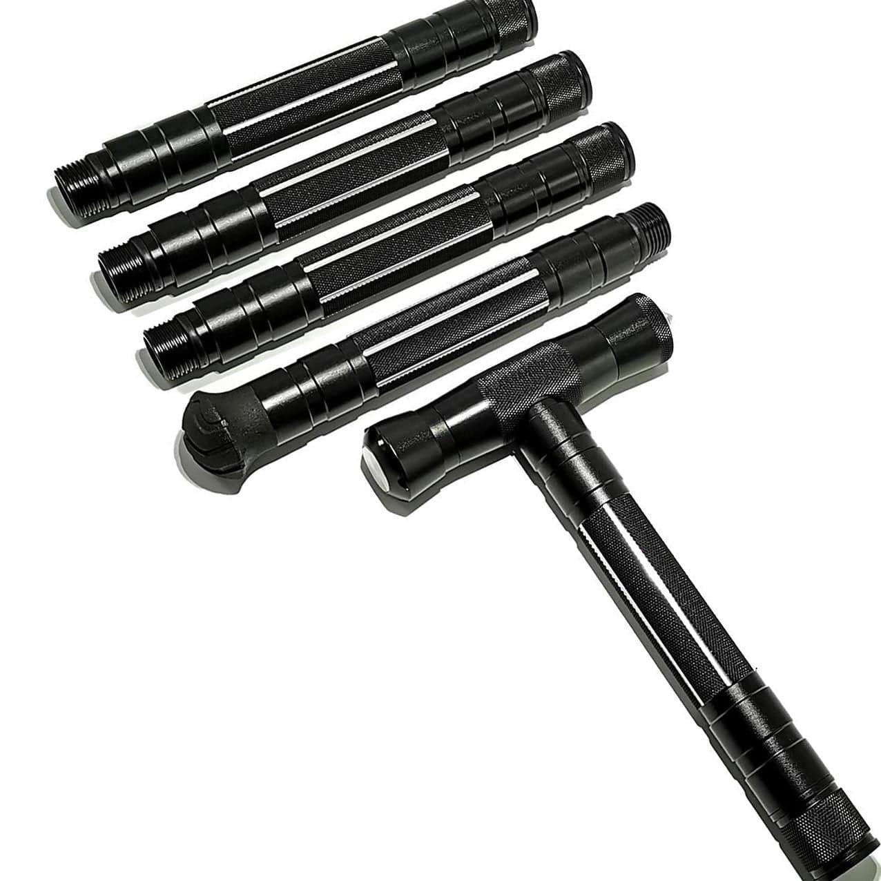Heavy Duty Collapsible Walking Stick - Best Multifunctional Trekking Hik... — View 4