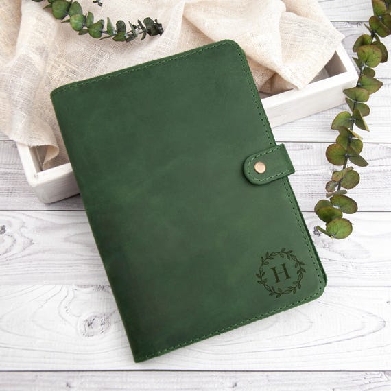 Leather journal with cord