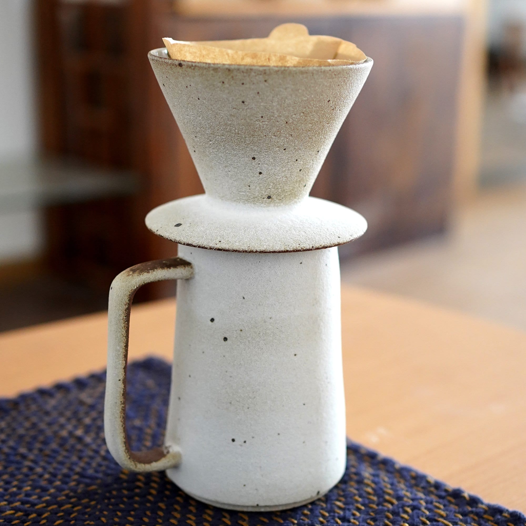 Ceramic coffee dripper and server set