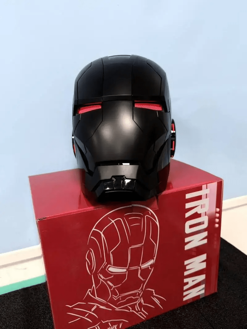 Iron Man MK5 MK50 Voice Control Cosplay Helmet 11 - Servo LED 1:1 Scale Wearable Prop Adults Silver Gold - Quincelle.co