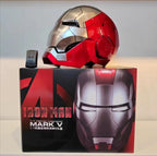 Iron Man MK5 MK50 Voice Control Cosplay Helmet 11 - Servo LED 1:1 Scale Wearable Prop Adults Silver Gold - Quincelle.co
