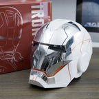 Iron Man MK5 MK50 Voice Control Cosplay Helmet 11 - Servo LED 1:1 Scale Wearable Prop Adults Silver Gold - Quincelle.co