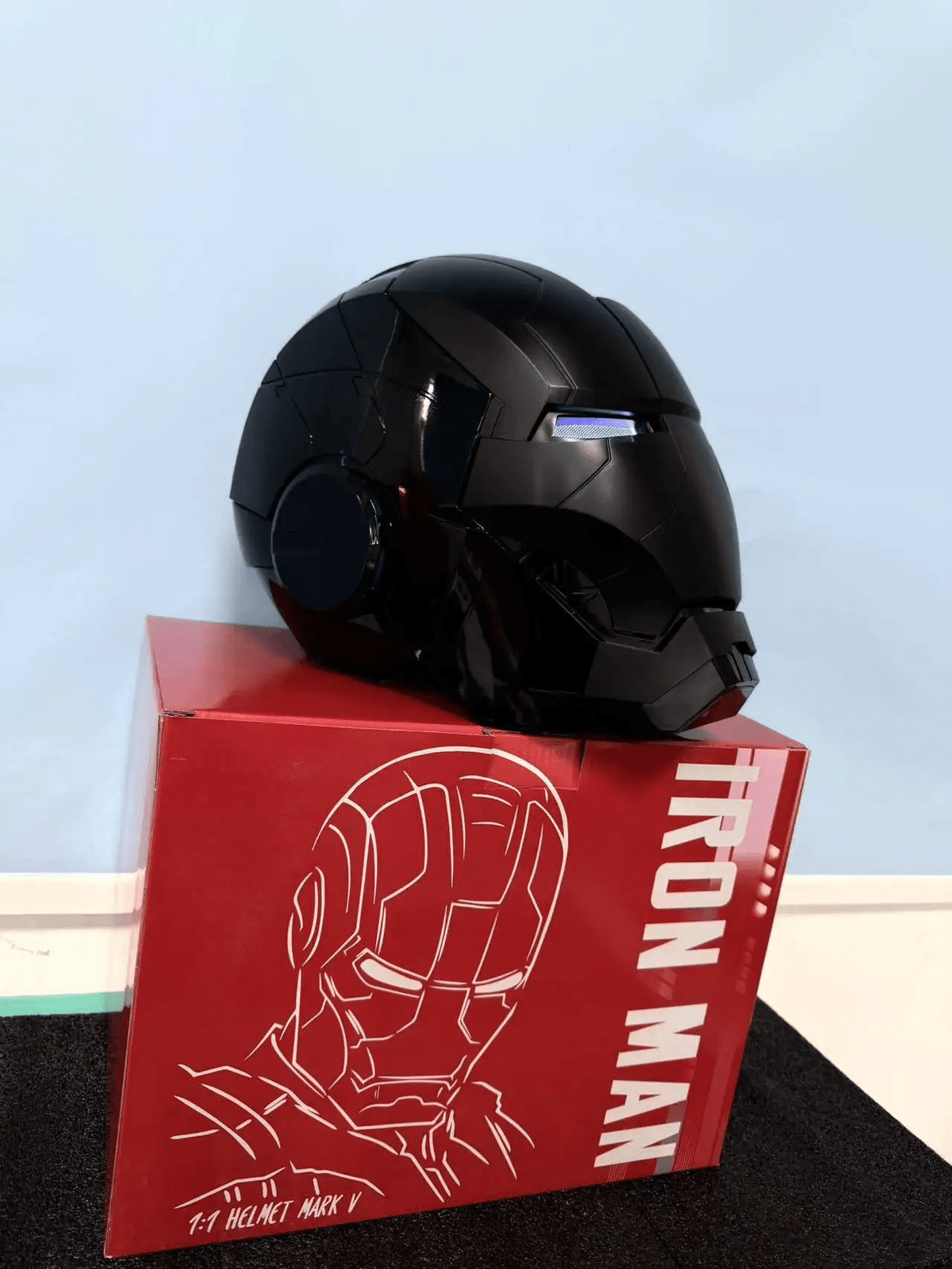 Iron Man MK5 MK50 Voice Control Cosplay Helmet 11 - Servo LED 1:1 Scale Wearable Prop Adults Silver Gold - Quincelle.co