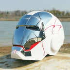 Iron Man MK5 MK50 Voice Control Cosplay Helmet 11 - Servo LED 1:1 Scale Wearable Prop Adults Silver Gold - Quincelle.co