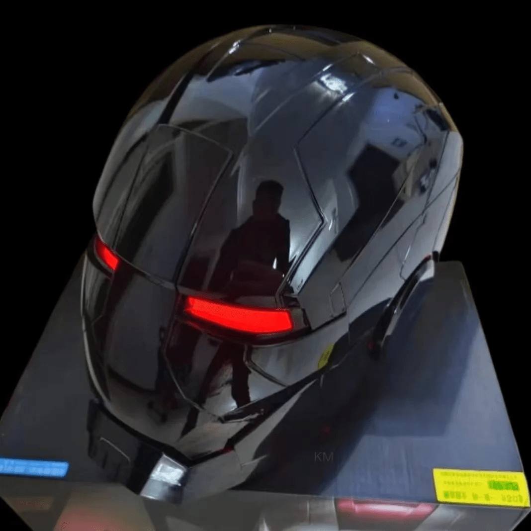 Iron Man MK5 MK50 Voice Control Cosplay Helmet 11 - Servo LED 1:1 Scale Wearable Prop Adults Silver Gold - Quincelle.co