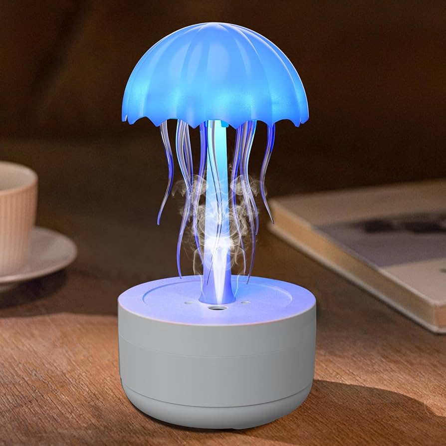 Jellyfish Essential Oil Diffuser | 250ML Ultrasonic Humidifier with 7 - Color LED - Quincelle.co