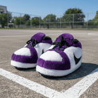 Retro Sneaker Slipper House Shoes – Plush Comfort – Quincelle, view 1