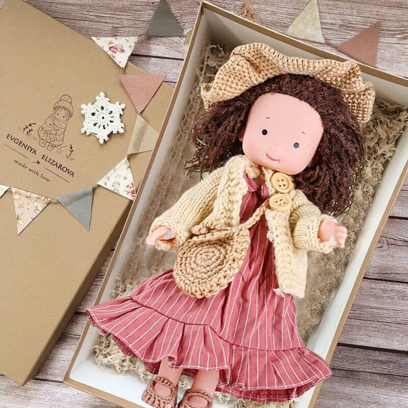 Quincelle Waldorf Doll Cotton-Filled Handmade Mini Dress-Up Doll DIY Gift... — View 17