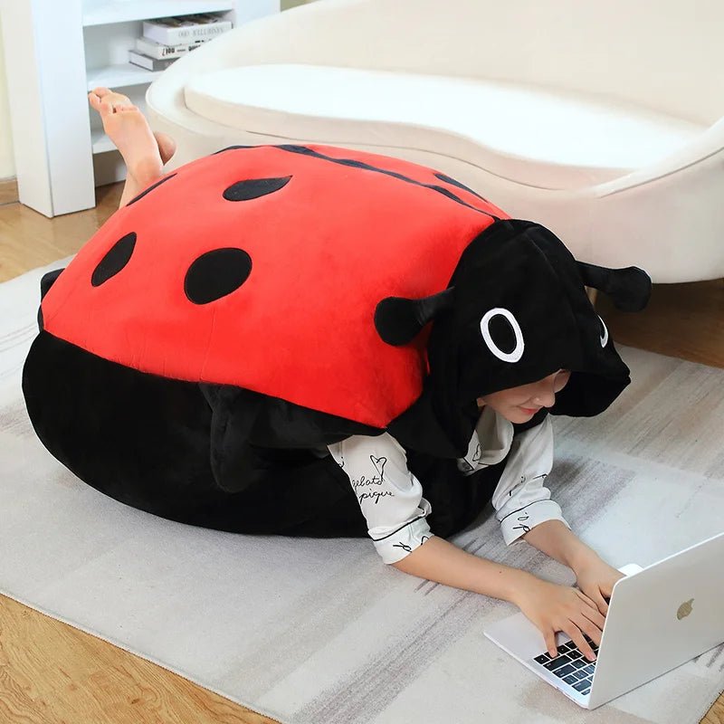 Big Turtle Shell Plush Pillow – Giant Wearable Tortoise Shell Stuffed Cu... — View 3