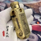 Luxury Japanese Brass Lighter – Premium Heavy - Duty Windproof Pocket Lighter - Quincelle.co