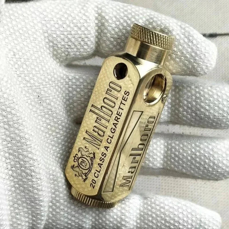 Luxury Japanese Brass Lighter – Premium Heavy - Duty Windproof Pocket Lighter - Quincelle.co