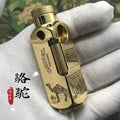 Luxury Japanese Brass Lighter – Premium Heavy - Duty Windproof Pocket Lighter - Quincelle.co