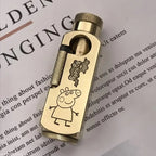 Luxury Japanese Brass Lighter – Premium Heavy - Duty Windproof Pocket Lighter - Quincelle.co