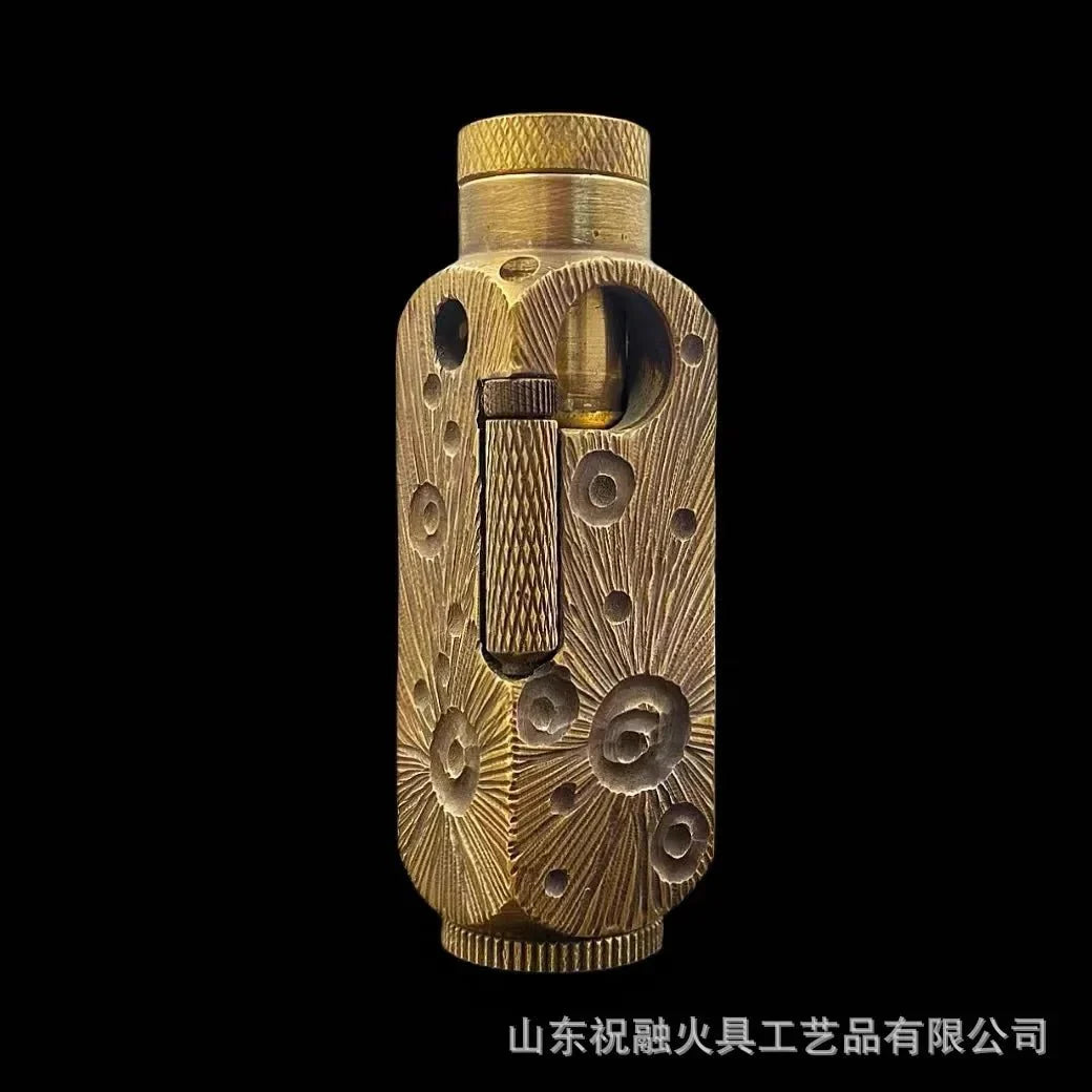 Luxury Japanese Brass Lighter – Premium Heavy-Duty Windproof Pocket Lighter — View 12