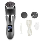 Professional Electric Foot Callus Remover – 3 Roller Heads, 2 - Speed, IPX6 Waterproof, USB Rechargeable - Quincelle.co