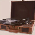 Maio Vintage Gramophone: Belt - Driven Turntable with Built - in Speakers - Quincelle.co