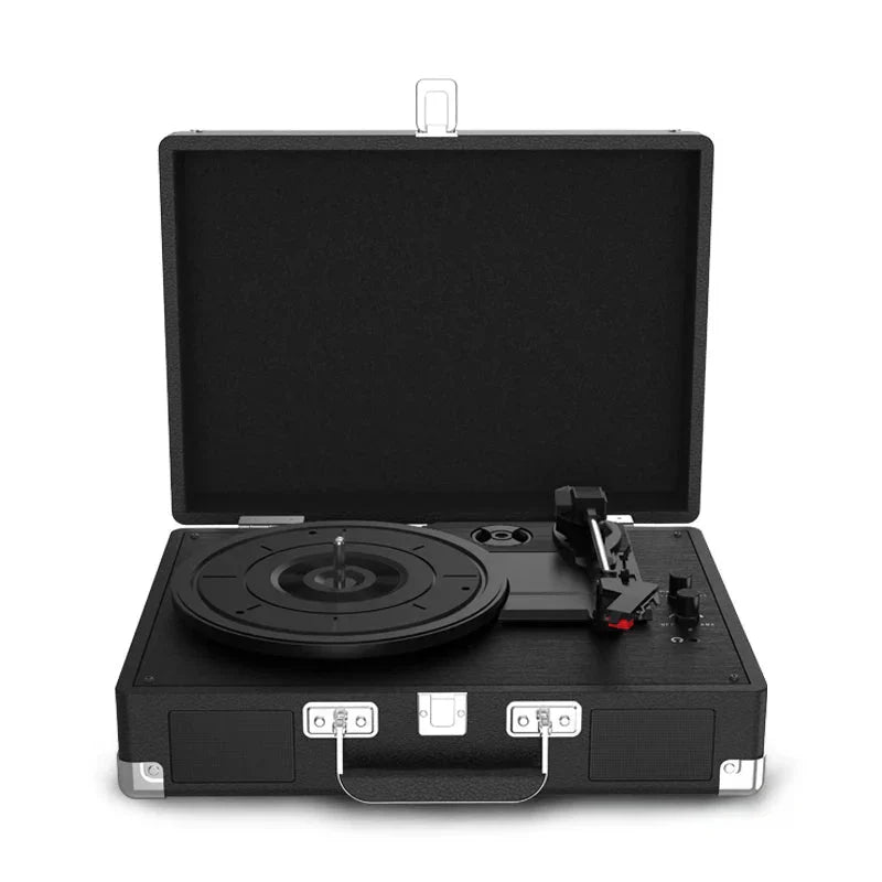Maio Vintage Gramophone: Belt - Driven Turntable with Built - in Speakers - Quincelle.co
