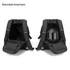 Motorcycle Backpack: Waterproof, Large Capacity, Full Helmet Bag - Quincelle.co
