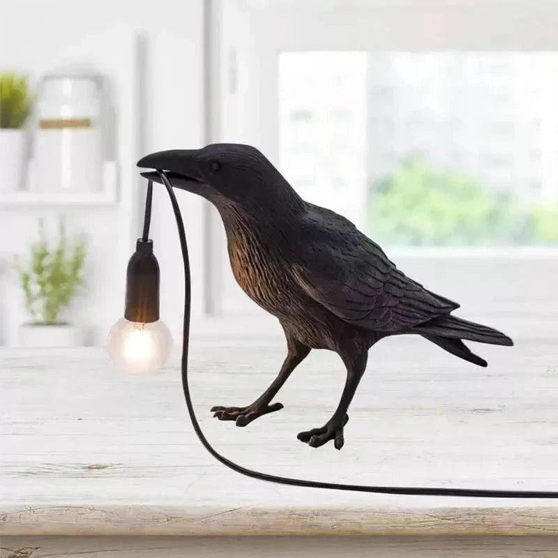 Modern Lucky Bird Table Lamp – Elegant & Creative Home Décor - Quincelle.co