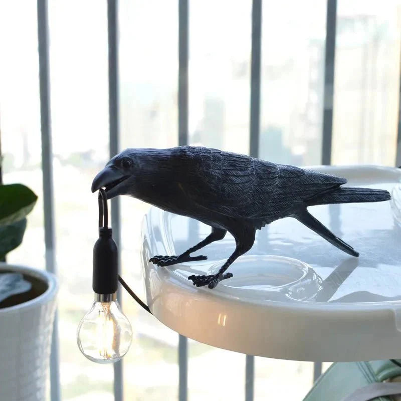 Modern Lucky Bird Table Lamp – Elegant & Creative Home Décor - Quincelle.co